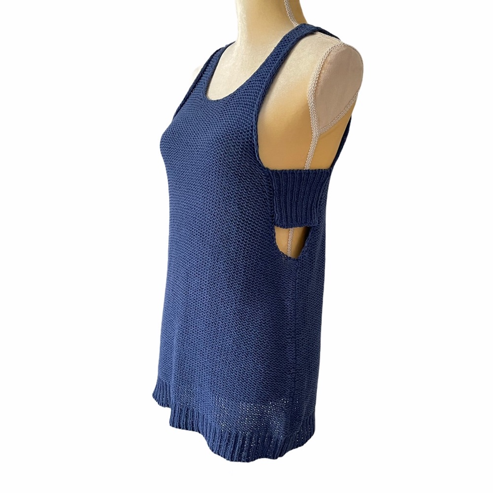 Acrobat Knit Tank Sweater Open Sides NWT